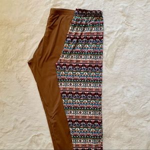 Buttery soft leggings brushed polyester peach skin